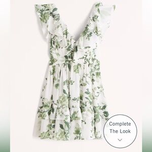 Abercrombie Ruffle Flutter Sleeve Mini Dress